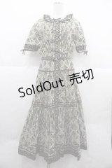 PINK HOUSE / チロリアン&波テープワンピース  ブラック I-25-12-02-050-LO-OP-SA-ZI