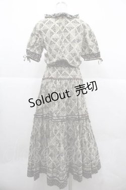 画像2: PINK HOUSE / チロリアン&波テープワンピース  ブラック I-25-12-02-050-LO-OP-SA-ZI