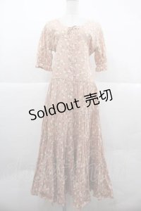 PINK HOUSE / 花&ネックレスptワンピース  ピンク I-25-12-02-051-LO-OP-SA-ZI