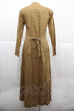 画像2: WONDERFUL WORLD / レオパードチャイナワンピース  ベージュ I-25-12-02-056-LO-OP-SA-ZI