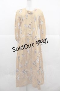 PINK HOUSE / 犬柄ワンピース  マスタード I-25-12-02-057-LO-OP-SA-ZI