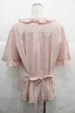 画像2: PINK HOUSE / スイーツスプリングバニー刺繍ブラウス  ピンク I-25-12-02-007-LO-BL-SA-ZT198 (2)