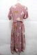 画像2: PINK HOUSE / 犬とマーガレット柄半袖ワンピース  ピンク I-25-12-02-060-LO-OP-SA-ZI (2)