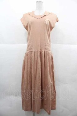 画像1: PINK HOUSE / セーラーカットソーワンピース  ピンク I-25-12-02-062-LO-OP-SA-ZI