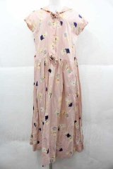 PINK HOUSE / キューピー柄セーラーワンピース  ピンク I-25-12-02-063-LO-SK-SA-ZI