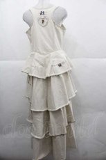 画像2: PINK HOUSE / kotohayokozawa×PINK HOUSE DENIM JUMPER SKIRT  キナリ I-25-12-02-068-LO-OP-SA-ZI (2)