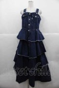 PINK HOUSE / kotohayokozawa×PINK HOUSE DENIM JUMPER SKIRT  青デニム I-25-12-02-069-LO-OP-SA-ZI