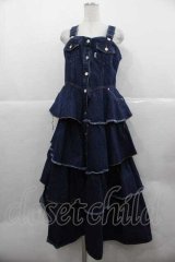PINK HOUSE / kotohayokozawa×PINK HOUSE DENIM JUMPER SKIRT  青デニム I-25-12-02-069-LO-OP-SA-ZI