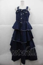 画像1: PINK HOUSE / kotohayokozawa×PINK HOUSE DENIM JUMPER SKIRT  青デニム I-25-12-02-069-LO-OP-SA-ZI (1)