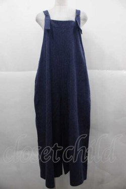 画像1: PINK HOUSE / 薄デニムサロペットパンツ  紺デニム I-25-12-02-070-LO-OP-SA-ZI