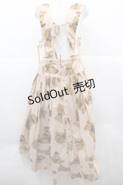 画像1: WONDERFUL WORLD / テディベア柄サススカート  ベージュ I-25-12-02-077-LO-SK-SA-ZI