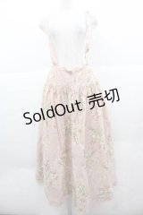 KANEKO ISAO / ブーケ柄サススカート  ピンク I-25-12-02-078-EL-OP-SA-ZI