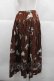 画像2: PINK HOUSE / 犬柄前開きスカート  ブラウン I-25-12-02-081-LO-SK-SA-ZI (2)