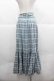 画像2: PINK HOUSE / マドラスチェックサッシュベルト付前開きスカート  ブルー I-25-12-02-084-LO-SK-SA-ZI (2)
