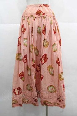 画像2: PINK HOUSE / キューピーワッペン柄スカート  ピンク I-25-12-02-086-LO-SK-SA-ZI