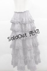 PINK HOUSE / ピコフリル段スカート  ラベンダー I-25-12-02-089-LO-SK-SA-ZI