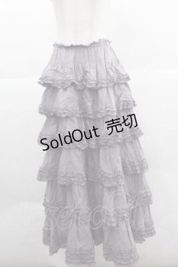 画像1: PINK HOUSE / ピコフリル段スカート  ラベンダー I-25-12-02-089-LO-SK-SA-ZI