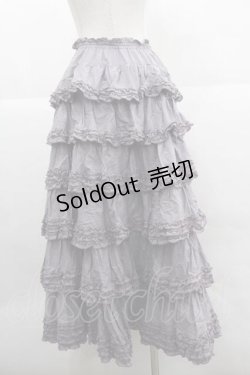 画像2: PINK HOUSE / ピコフリル段スカート  ラベンダー I-25-12-02-089-LO-SK-SA-ZI
