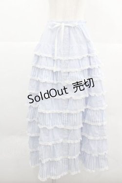 画像1: PINK HOUSE / フリル使いスカート  ミズイロ I-25-12-02-094-LO-SK-SA-ZI