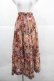 画像1: PINK HOUSE / スカーレットキャンドルプリントスカート  赤 I-25-12-02-095-LO-SK-SA-ZI (1)