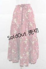 PINK HOUSE / ブルーミングドットプリントスカート  ピンク I-25-12-02-097-LO-SK-SA-ZI