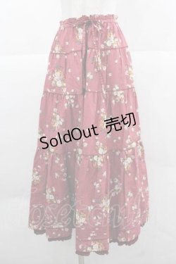 画像1: PINK HOUSE / ブルーミングドットプリントスカート  ピンク I-25-12-02-097-LO-SK-SA-ZI