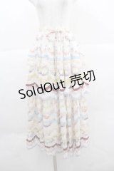 PINK HOUSE / le langage des fleurs ptスカート  シロ I-25-12-02-098-LO-SK-SA-ZI