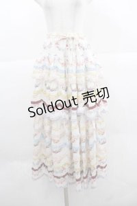 PINK HOUSE / le langage des fleurs ptスカート  シロ I-25-12-02-098-LO-SK-SA-ZI