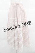 PINK HOUSE / 配色フリルローンスカート  ピンク I-25-12-02-101-LO-SK-SA-ZI
