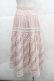 画像2: PINK HOUSE / 配色フリルローンスカート  ピンク I-25-12-02-101-LO-SK-SA-ZI (2)