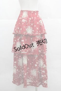 画像2: PINK HOUSE / スマイリーマーガレットスカート  赤 I-25-12-02-102-LO-SK-SA-ZI