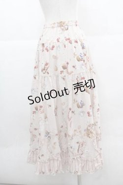 画像2: PINK HOUSE / スイーツスプリングバニープリントパッチワークスカート  ピンク I-25-12-02-103-LO-OP-SA-ZI