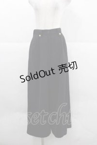 INGEBORG / 薔薇ボタンパンツ  黒Ｘゴールド I-25-12-02-104-LO-PA-SA-ZI