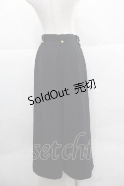 画像2: INGEBORG / 薔薇ボタンパンツ  黒Ｘゴールド I-25-12-02-104-LO-PA-SA-ZI