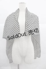 PINK HOUSE / 水玉大判スカーフ  ブラック I-25-12-02-107-LO-ZA-SA-ZI