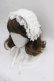 画像1: metamorphose / リボンパールレースヘッドドレス  白 I-25-12-02-113-ME-AC-SA-ZI (1)