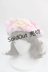 Nile Perch / リボンくまベレー  ピンク I-25-12-02-114-LO-AC-SA-ZI