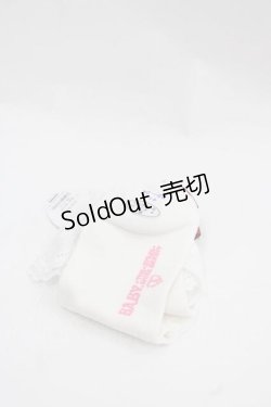 画像2: BABY,THE STARS SHINE BRIGHT / Creamy Berry クルー丈ソックス  白Ｘ赤 I-25-12-02-122-BA-ZA-SA-ZI