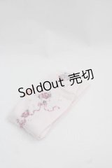 BABY,THE STARS SHINE BRIGHT / Juno’s Bouquet 乙女の誓い 柄オーバーニーソックス  ピンク I-25-12-02-124-BA-ZA-SA-ZI
