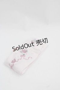 BABY,THE STARS SHINE BRIGHT / Juno’s Bouquet 乙女の誓い 柄オーバーニーソックス  ピンク I-25-12-02-124-BA-ZA-SA-ZI