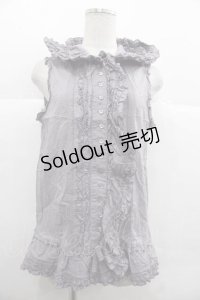 PINK HOUSE / フード付きノースリーブブラウス  ラベンダー I-25-12-02-019-LO-BL-SA-ZI