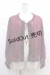 PINK HOUSE / ミニリボンボレロブラウス  ボルドー I-25-12-02-022-LO-BL-SA-ZI