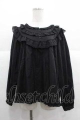 PINK HOUSE / 綿レース使いブラウス  黒 I-25-12-02-003-LO-BL-SA-ZI