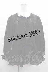 PINK HOUSE / レースフリルブラウス  ブラック I-25-12-02-026-LO-BL-SA-ZI