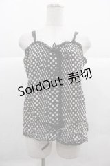 PINK HOUSE / ドットキャミ  ブラック I-25-12-02-029-LO-TO-SA-ZI