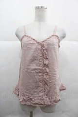 PINK HOUSE / フリルピンタックキャミブラウス  ピンク I-25-12-02-030-LO-BL-SA-ZI