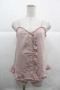 PINK HOUSE / フリルピンタックキャミブラウス  ピンク I-25-12-02-030-LO-BL-SA-ZI