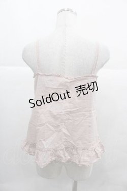 画像2: PINK HOUSE / フリルピンタックキャミブラウス  ピンク I-25-12-02-030-LO-BL-SA-ZI