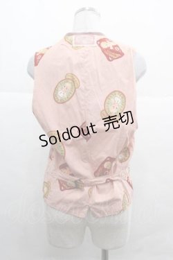 画像2: PINK HOUSE / キューピーワッペン付きベスト  ピンク I-25-12-02-031-LO-TO-SA-ZI
