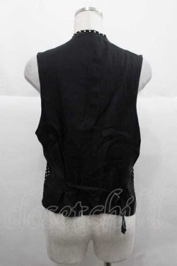 画像2: INGEBORG / ドット柄リボン付ベスト  黒Ｘ白 I-25-12-02-034-LO-TO-SA-ZI